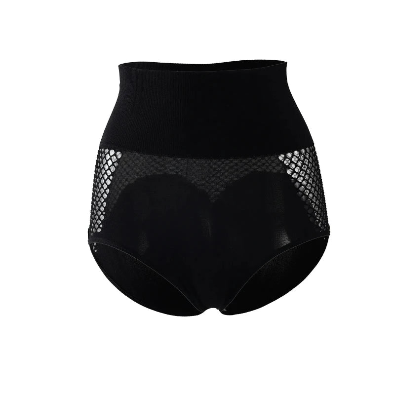 Women'S High Waisted Tummy Tucking & Hip Lifting Panties Breathable Girdle Panties Postpartum Shaping All Cotton Underwear Women
