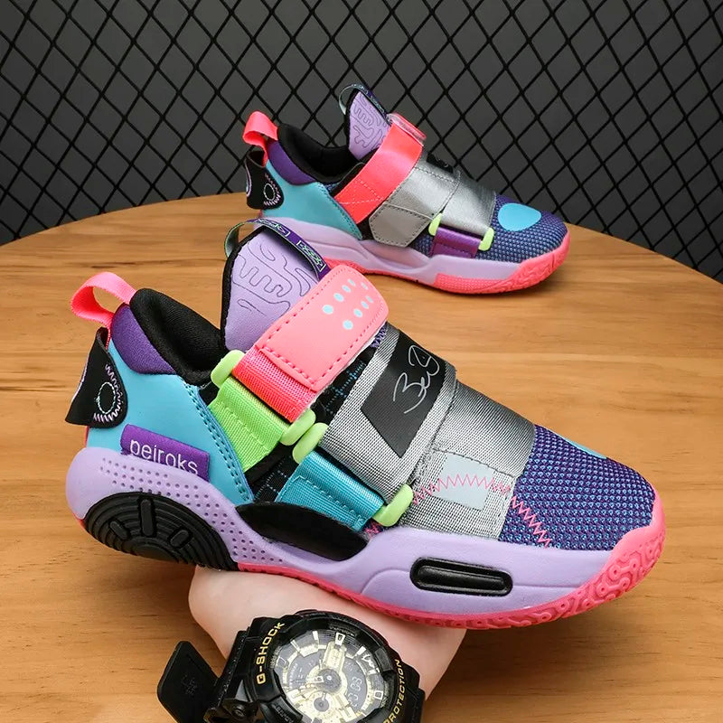 2026 New Children's Basketball Shoes For Boys Girls Non-slip Kids Sport Shoes Lightweight Outdoor Sneakers Trainers Footwear