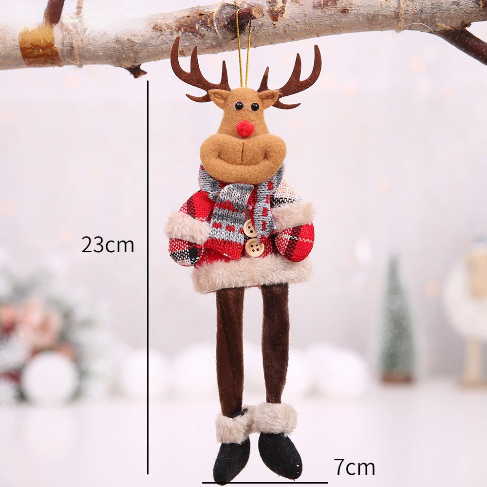 New Year 2025 Christmas Tree Decorations Cute Dolls