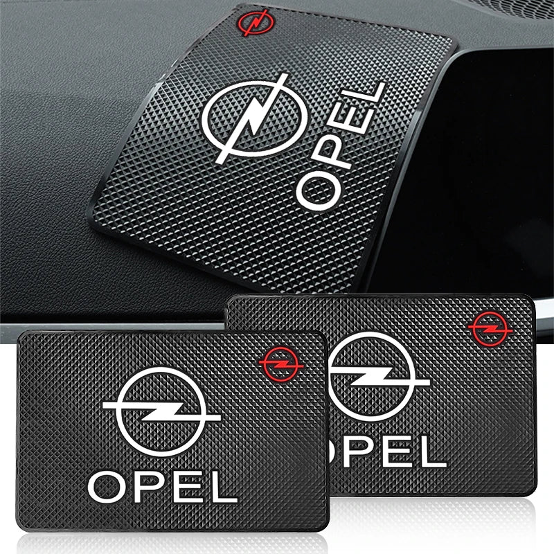 Car Mobile Phone Mat Dashboard Mat Rubber Mat  Non-Slip Pad For Opel Astra j Insignia Astra g Corsa Zafira b Mokka Vivaro Meriva