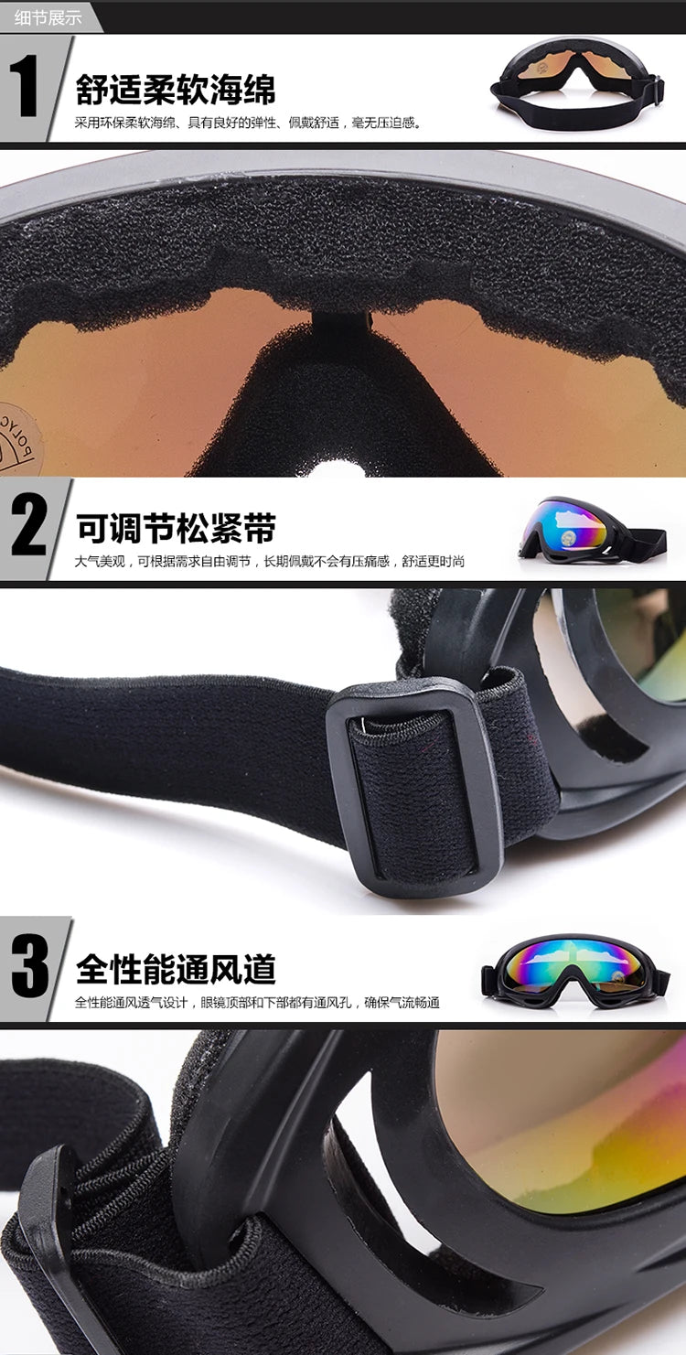 Polarized Motocross Bike Goggles Motorcycle Off Road Racing Photochromic Sunglasses Motor Glasses Ski Snowboard Outdoor Sports