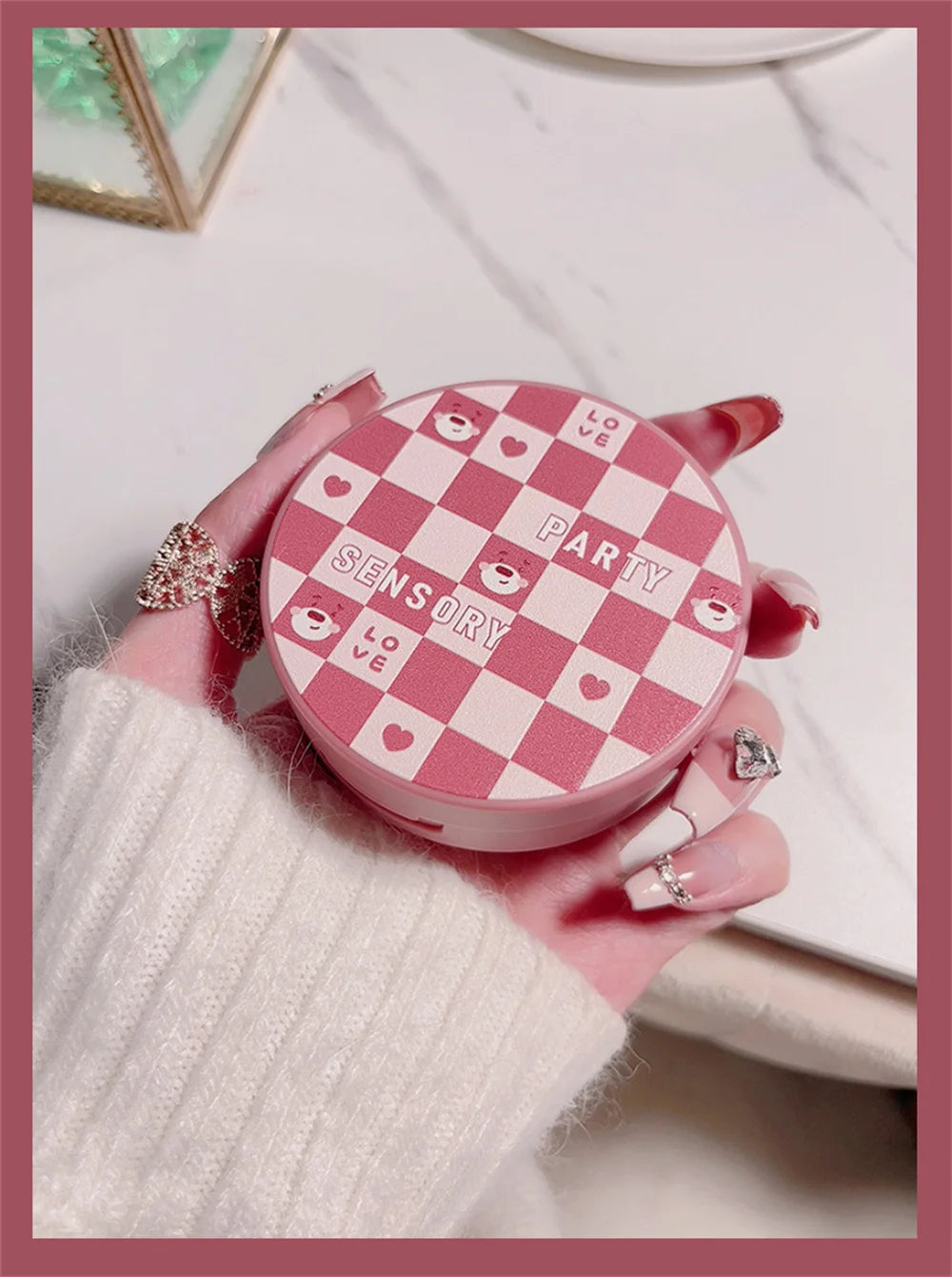 Natural BB Cream Sensory Party Bang Gouache Air Cushion Makeup Waterproof Long Lasting Clear Skin BB Cream Cosmetics