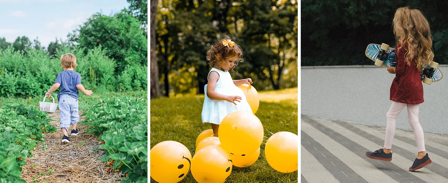 Kids Barefoot Shoes Boys Girls Wide Toe Minimalist Sneakers Naturally Splay Shoes Toddler Little Big Kid