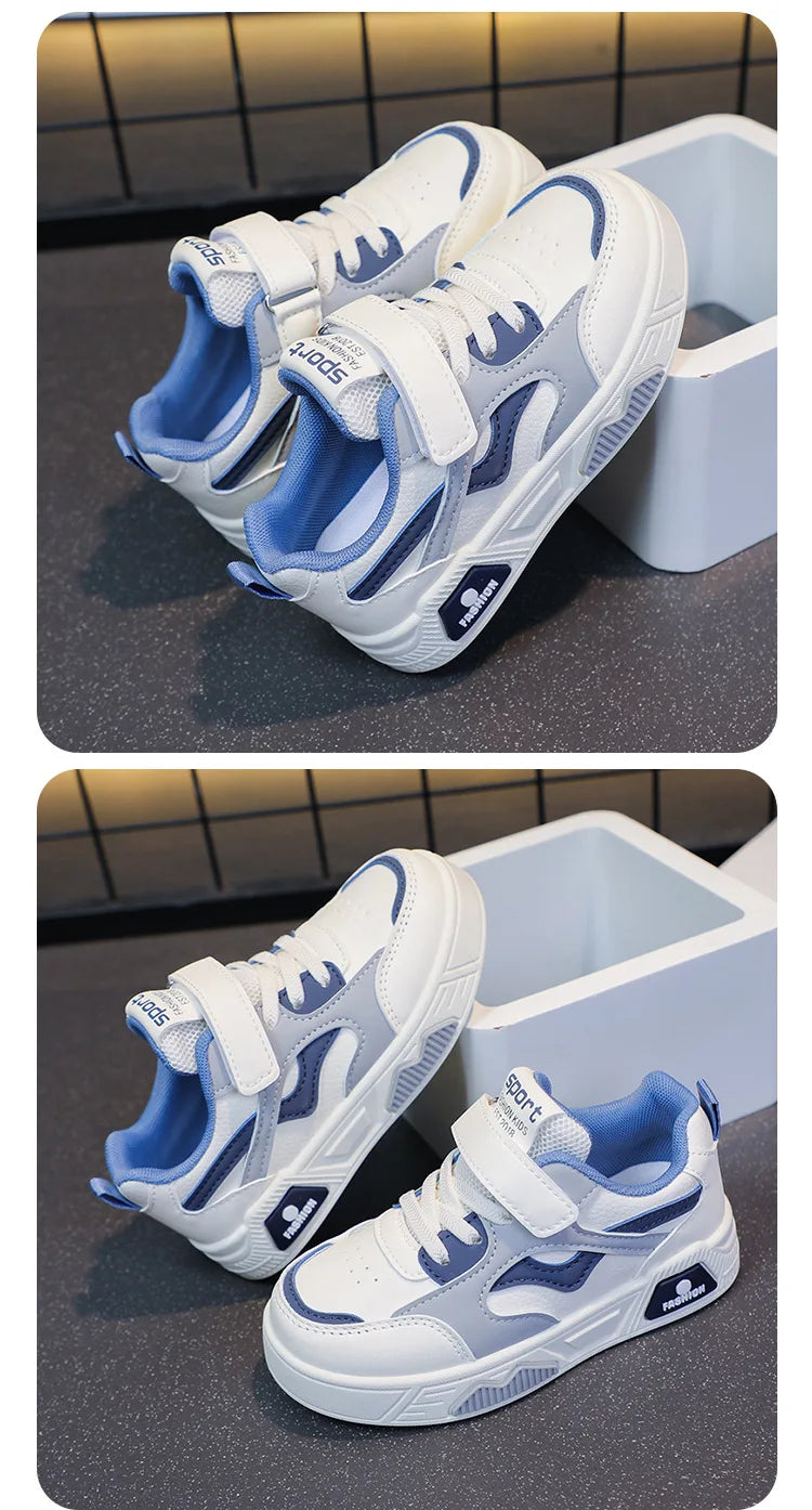 Children's Shoes for Girls and Boys Fashion Sneakers Kids' Soft-Soled Casual Shoes Student Sports Shoes Outdoor Walking Shoes