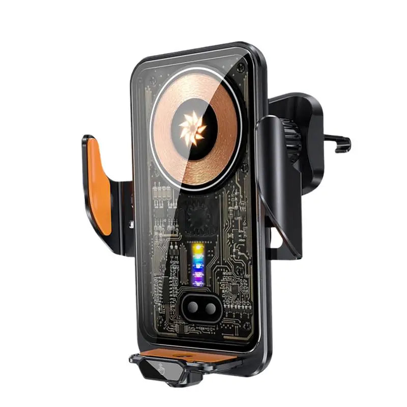 Car Phone Holder Wireless Charger 66W Car Vent Clips 360-Degree Rotation Cell Phone Accessories Car Charger Fast Charging