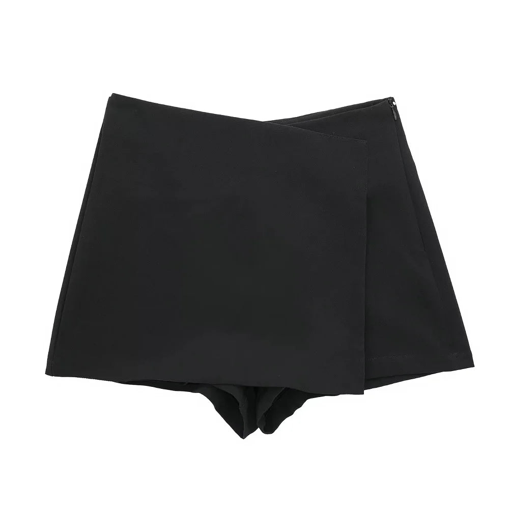 MUJER Woman Shorts Skirts Asymmetric High waist Shorts Skirts for Women Black Pink Mini Skirt Shorts Woman Fashion Women shorts