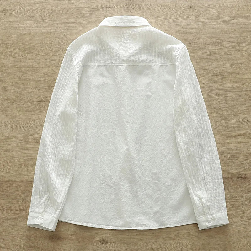 Casual Cotton Solid Colors White Shirt Women 2024 Spring New Woman Long Sleeve Blouse Tops Simple Fine Office Lady Clothes