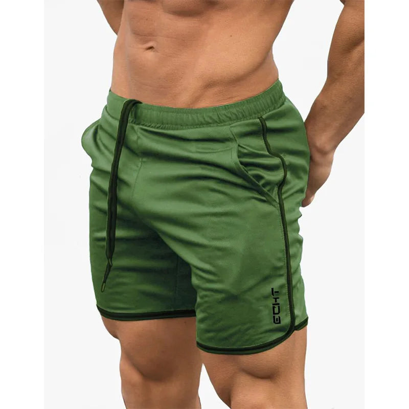 ECHT Summer Running Shorts Men Sports Jogging Fitness Shorts Quick Dry Mens Gym Men Shorts Sport gyms Short Pants men