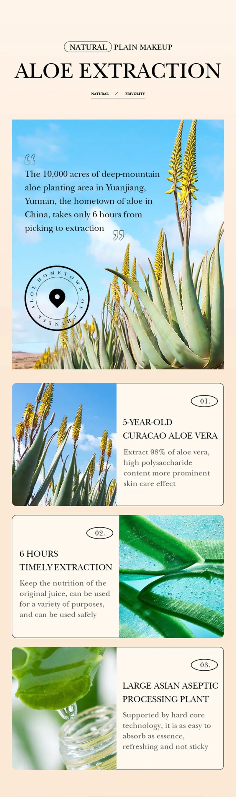 BIOAOUA Aloe Vera Beauty Air Cushion BB Cream Concealer Oil Control Brighten Skin Tone Isolation Foundation Cream Facial Makeup