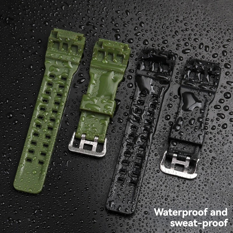 Resin Band for Casio G-SHOCK GG-1000/GWG-100/GSG-100 Mudmaster, Shockproof Watch Strap Replacement Outdoor Sports Accessories