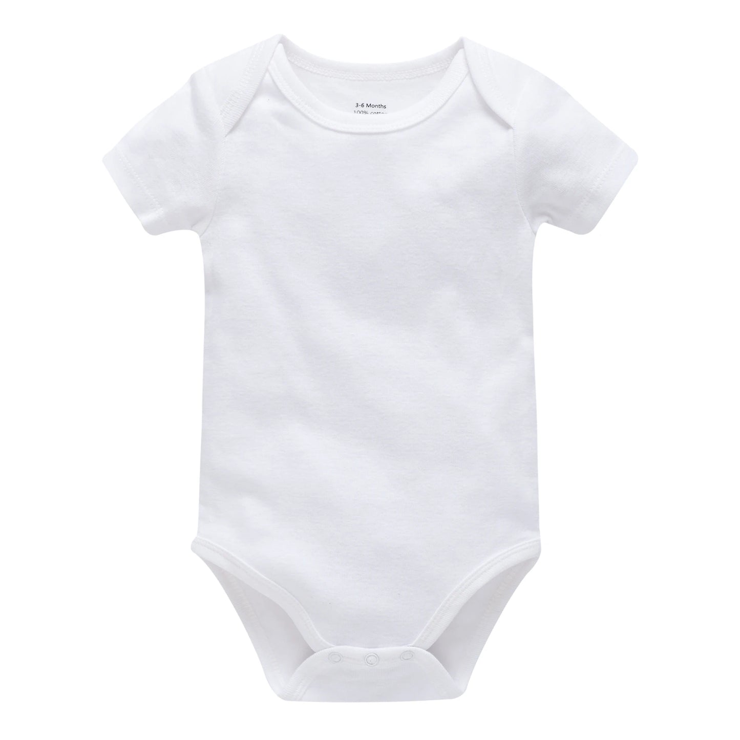 Kavkas Newborn Baby Clothes Summer Body Boys Girls Bodysuits 100% Cotton Blank Plain White Kids Jumpsuits Clothing 0-24M