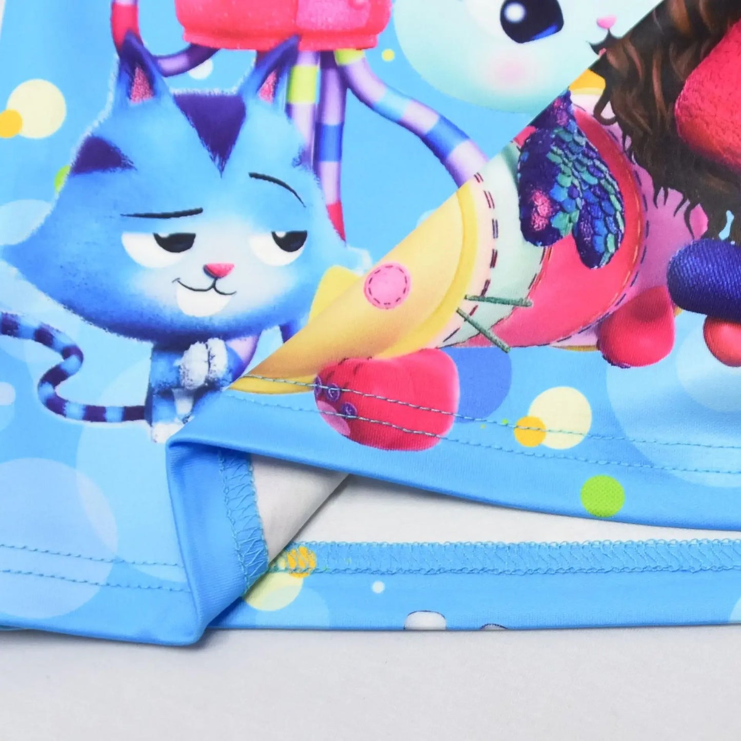 Gabby's Dollhouse Kids Clothes Summer Baby Girls Cute Princess Dress Cartoon Gabby Cats Toddler Girls Birthday Party Dresses