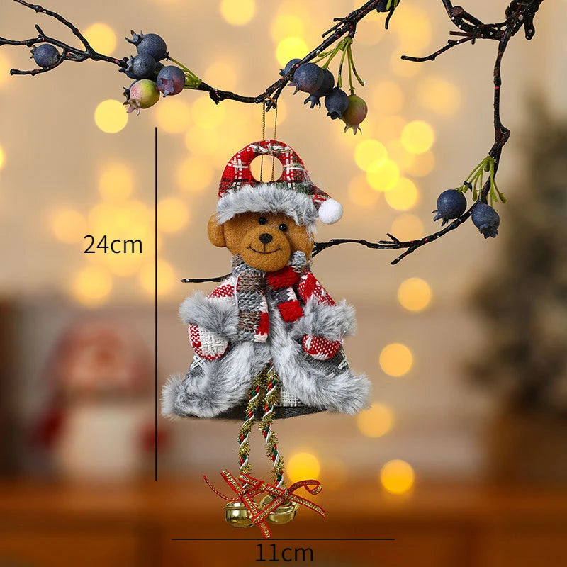 New Year 2025 Christmas Tree Decorations Cute Dolls