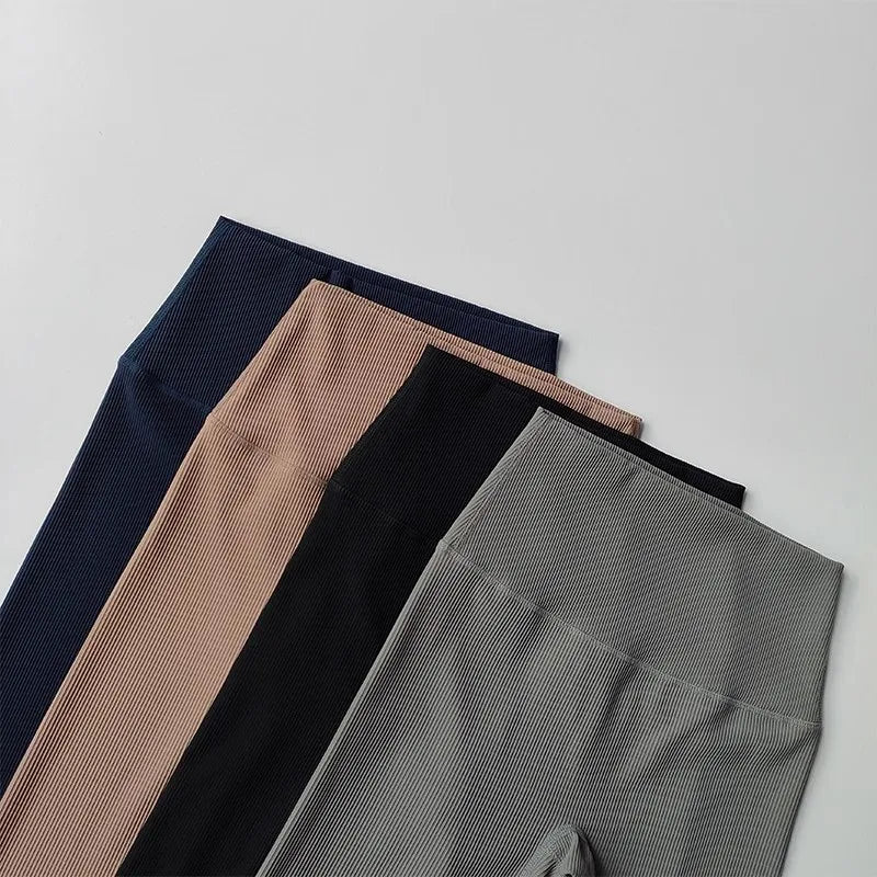 Women Shorts Sports For Women New Cycling Ribbed Jogging Fitness High Waist Push Up Gym Shorts Leggings  Yoga Shorts Short Pants