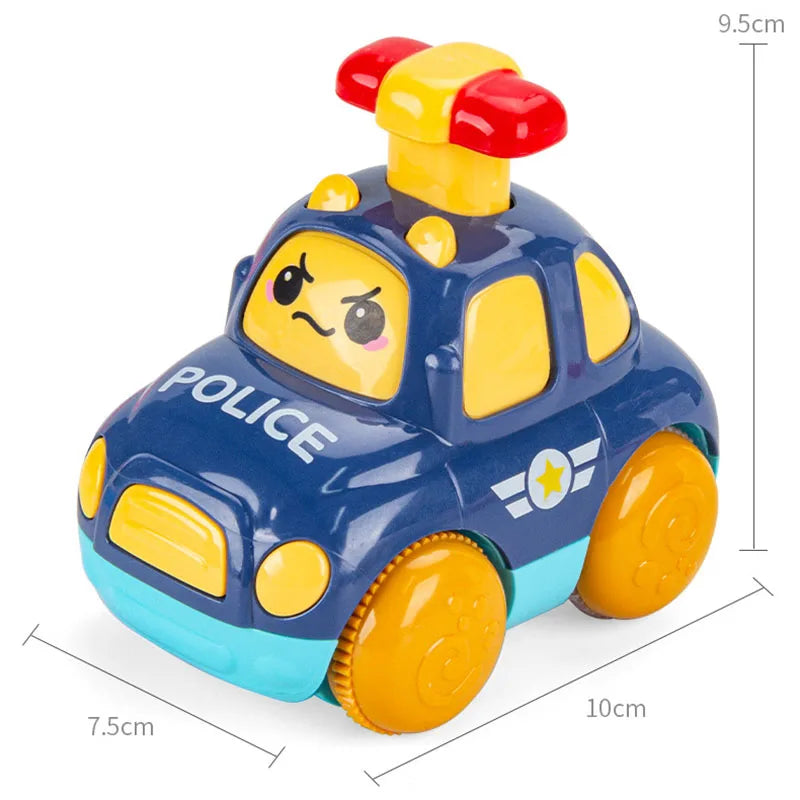 Children Toys Cars Toys for Boys 1 2 3 Ages Cartoon Inertia Press and Go Cars Toys for Kids Pull Back Fire Engine Toy Baby Gifts