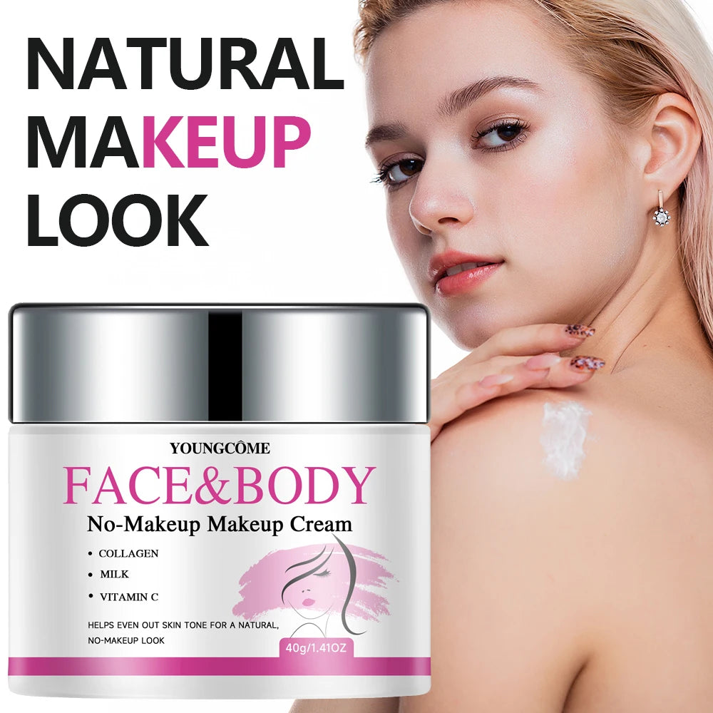 Face Body BB Cream Breathable Concealer Brighten Skin Tone Foundation Whitening Moisturizing Refresh Maquiagem Beauty