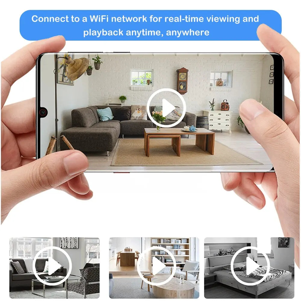 Mini Home Security Camera HD Smart Wireless WiFi Remote View Small Nanny IP Cam Sleep Standby,Remote Wakeup