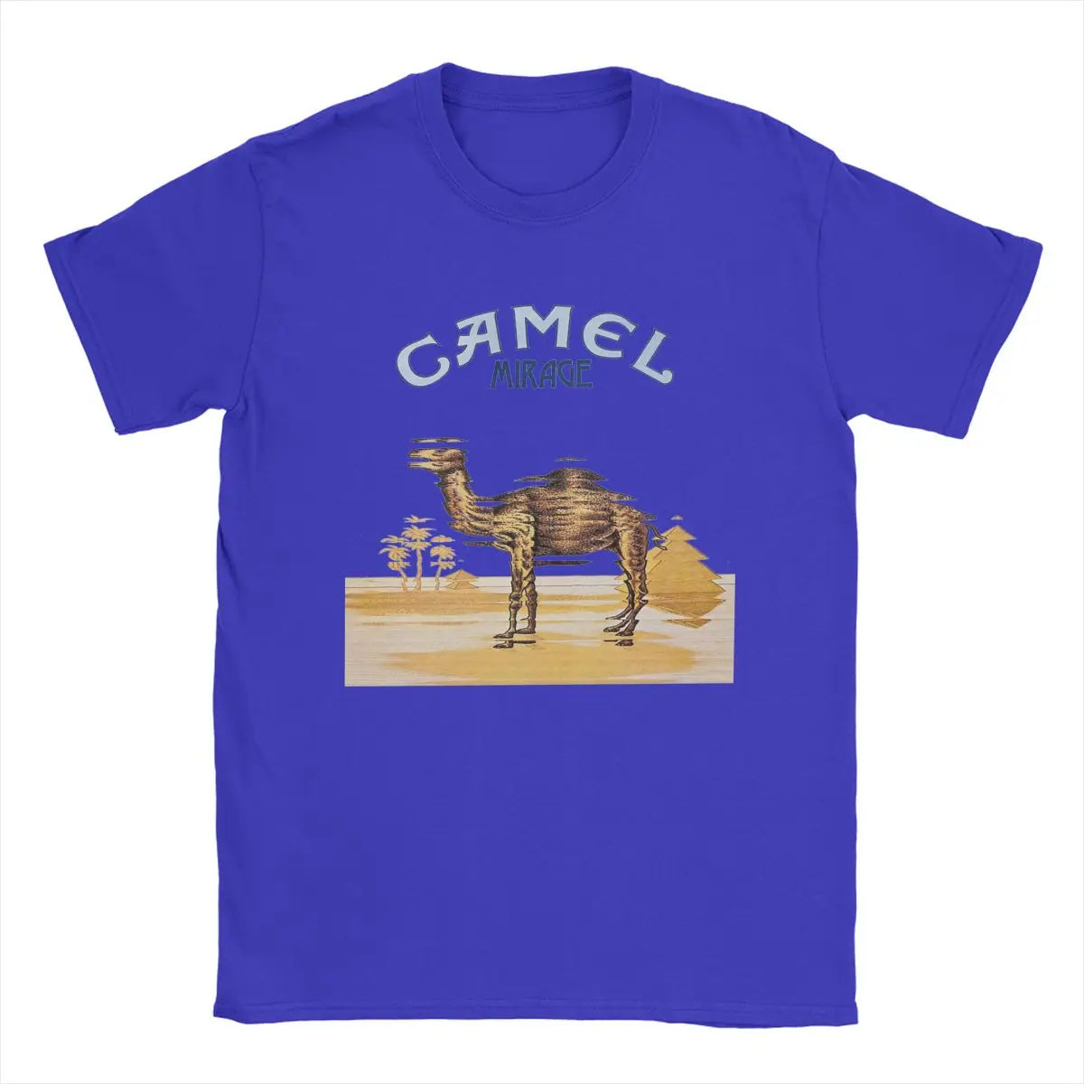 Camels Band T Shirts for Men Cotton Funny T-Shirts O Neck Tees Short Sleeve Clothing Plus Size