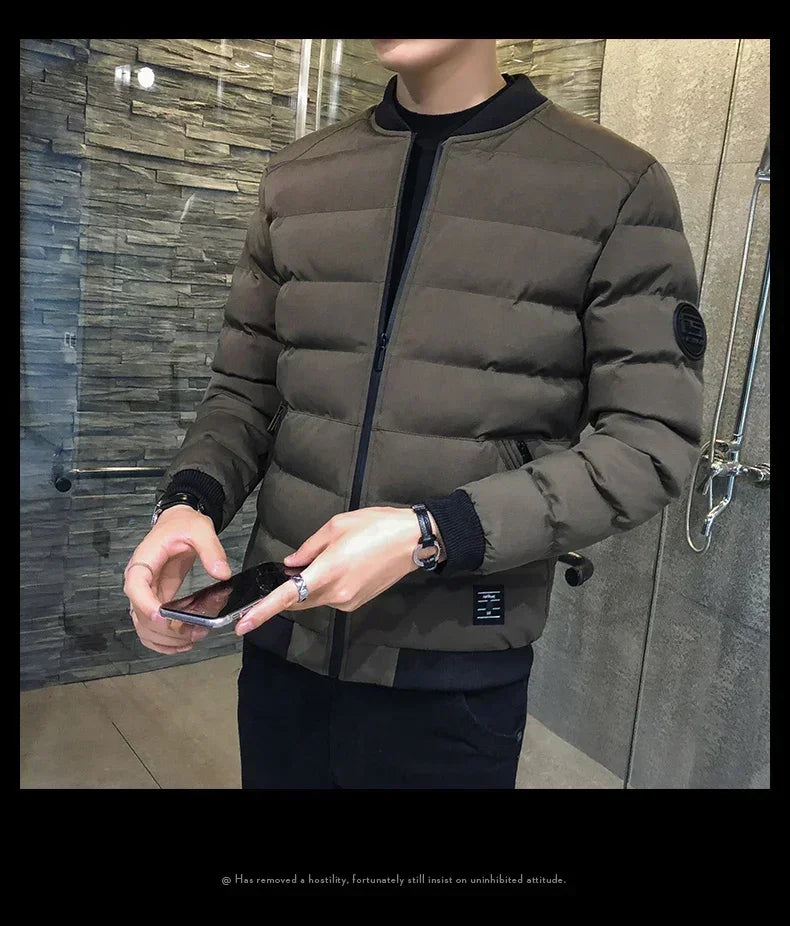 Winter Jacket Men Down Men Jackets Parka Men High Quality Outwear Brand Slim Mens Coats Casual Windbreak Jacket Men Winter Warm