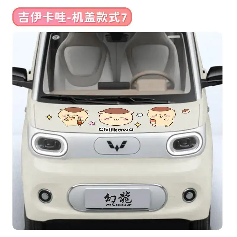 Stickers Car Accessories Decorate Hachi ware Usagi Car Accessories Gift