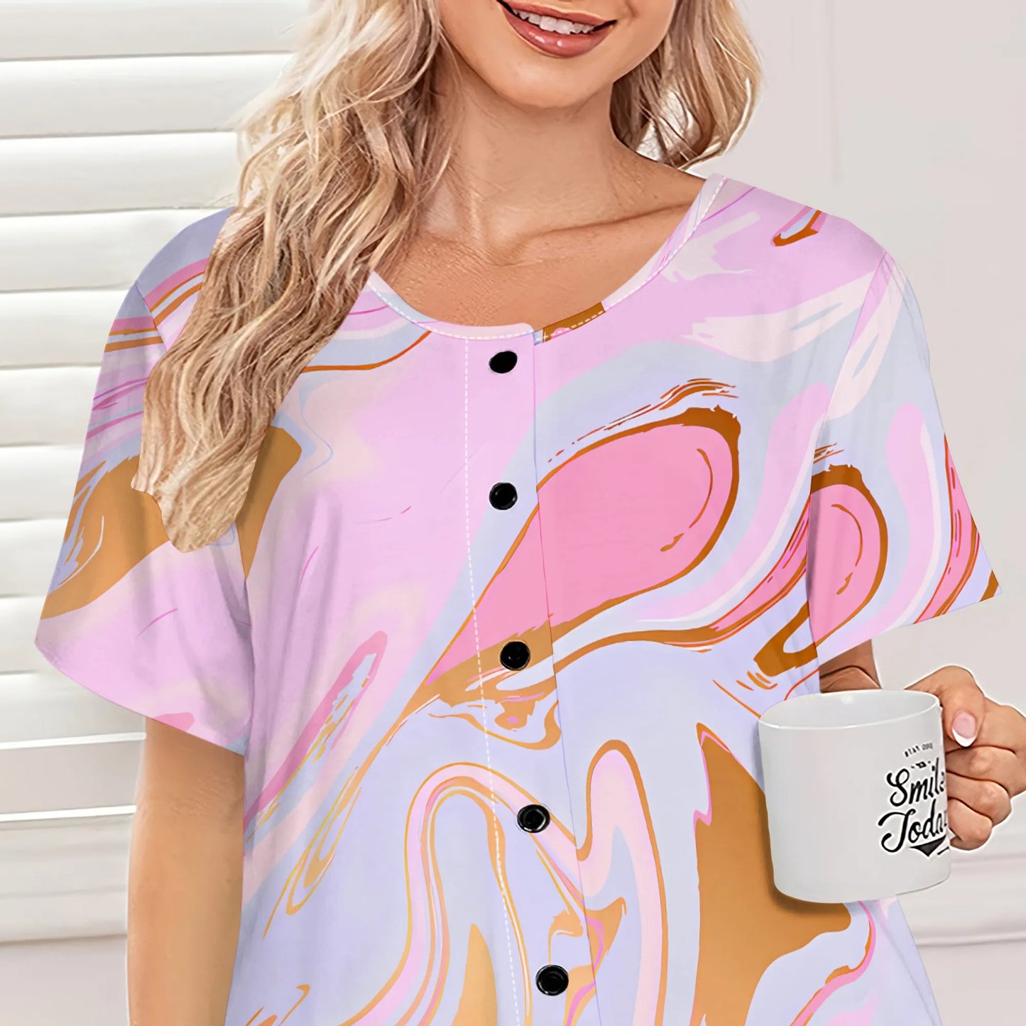 house dress  for women short sleeve house coats dusters robe moomoo nightgowns with pockets