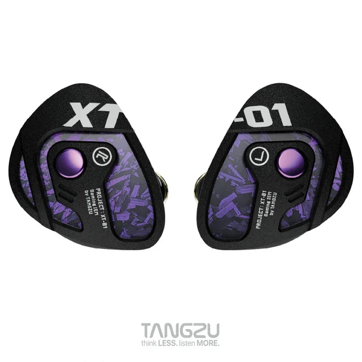 TANGZU Xue Tao 10mm Single Dynamic Driver Glass Diaphragm Unit Gaming In-Ear Monitor Headphones