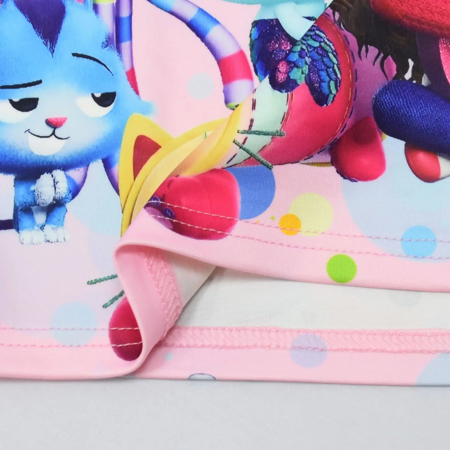 Gabby's Dollhouse Kids Clothes Summer Baby Girls Cute Princess Dress Cartoon Gabby Cats Toddler Girls Birthday Party Dresses