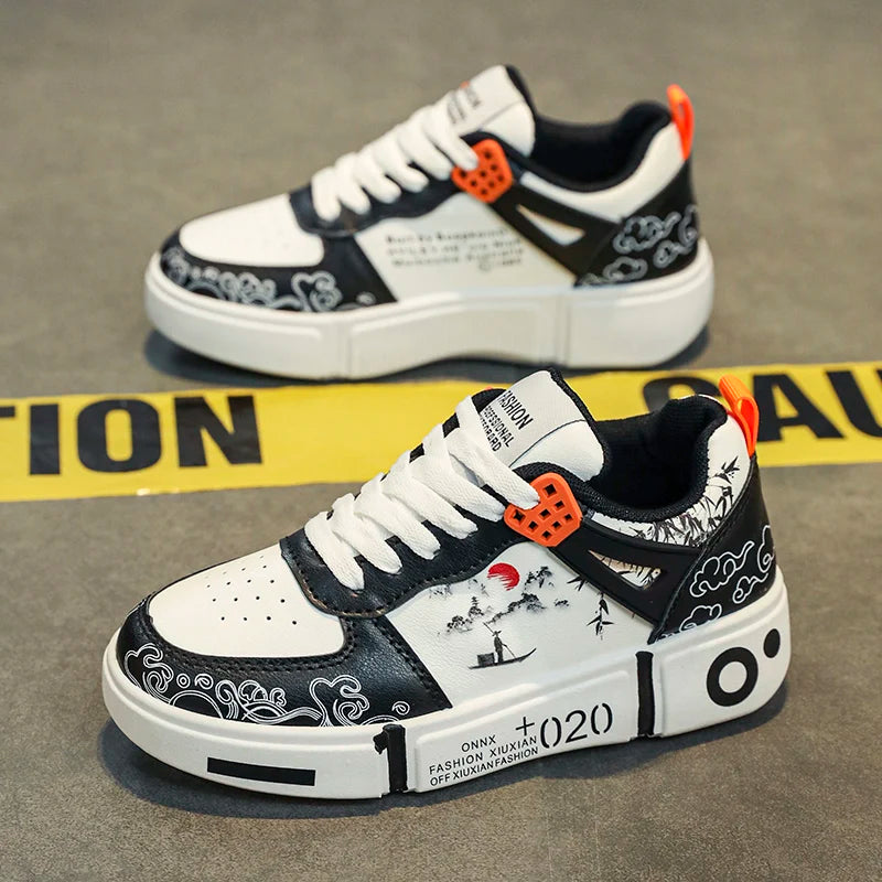 New Student Kids Board Shoes Fashion Boys Girls Leisure Walking Shoes Non-slip Comfortable Children Casual Sneakers Kids Flats