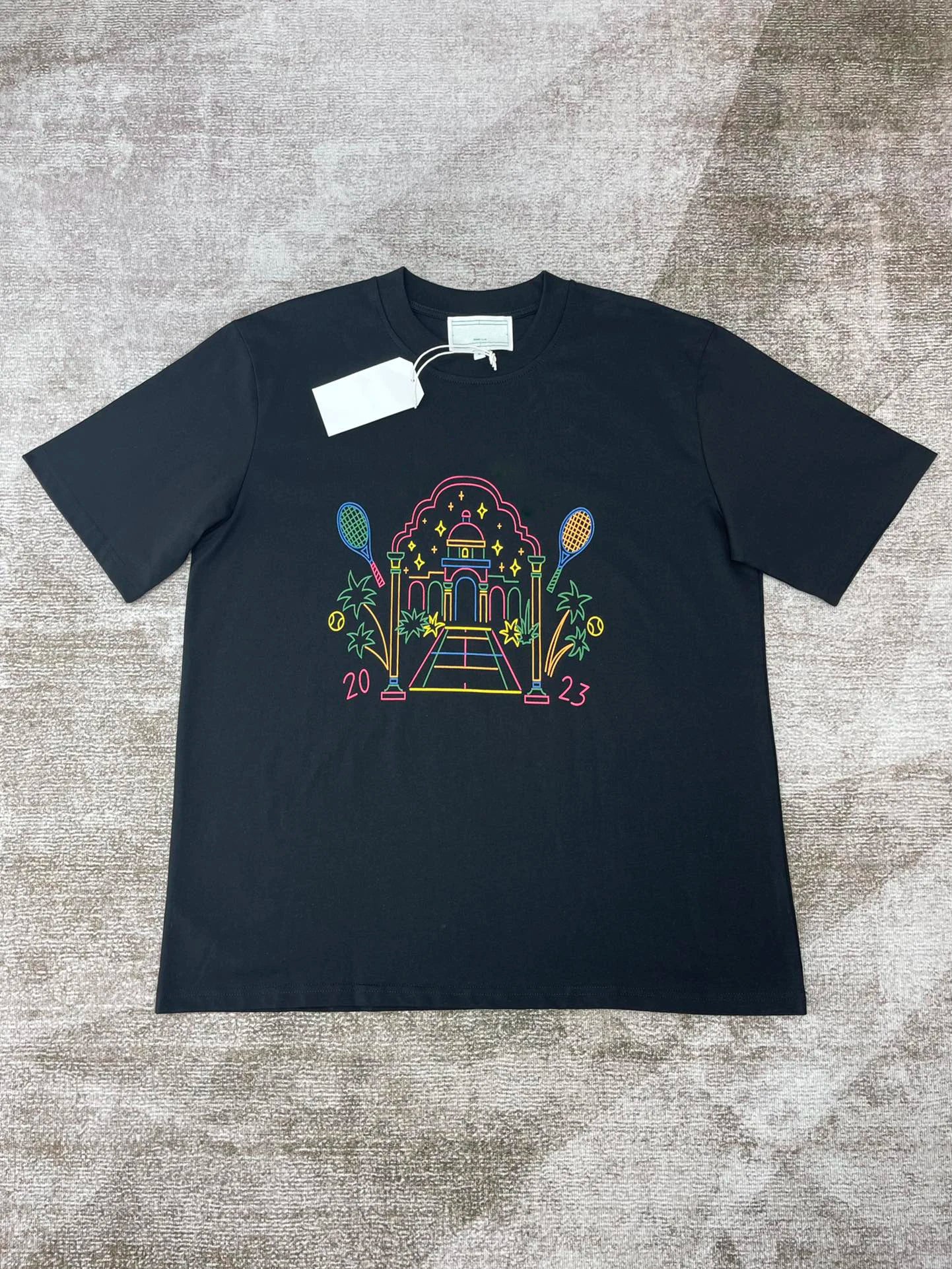 Top Version 1:1 Casinoblank Morocco Way Fruit Logo Printed Women Men T shirts Tops tees Oversized Men Cotton T shirt