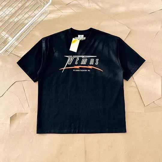 Top Grade LIMITED EDITIONS VT Logo Printed Women Men T shirts Tees Oversized Men Casual Cotton T shirt