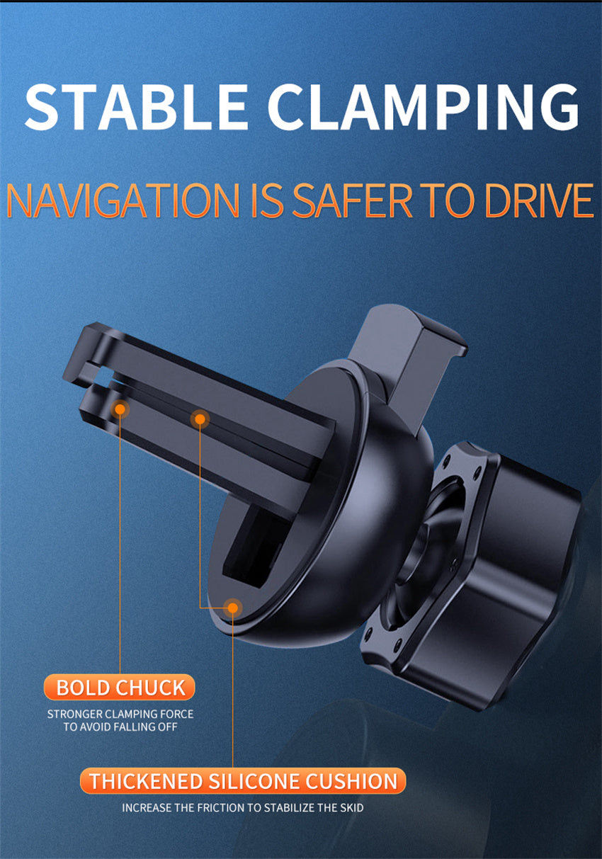 Q3 Smart Sensor Car Phone Wireless Charger 15W Fast Charging Auto-Clamping Car Phone Holder for iPhone and All Qi Enable Android