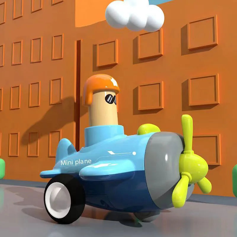 Children Toys Cars Toys for Boys 1 2 3 Ages Cartoon Inertia Press and Go Cars Toys for Kids Pull Back Fire Engine Toy Baby Gifts