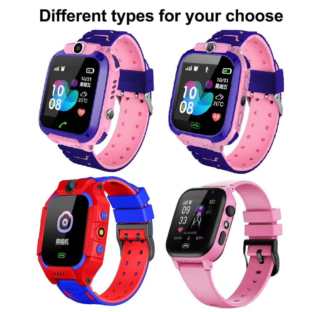 Smart Watch Kids 4g Sim Card SOS Tracker Call Phone Camera Voice Chat Photo Children Smartwatch Camera Boys Girls Birthday Gifts