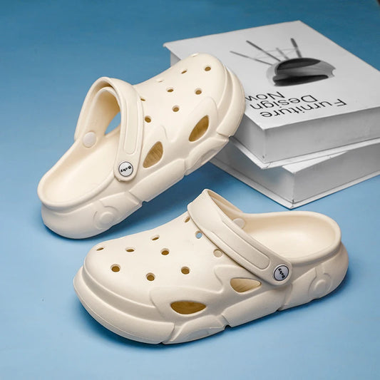 Kids Slippers Solid Soft Sandals Lightweight Comfortable Children Outdoor Garden Shoes Home Fashion Slides Orginal Summer Soft