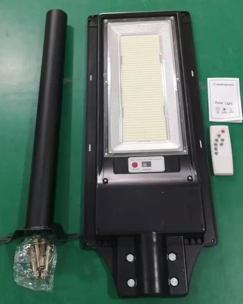 Solar Street Lights with Radar Sensor Outdoor Lighting Solar Powered Road  Light Remote Garden Patio Security Flood Light