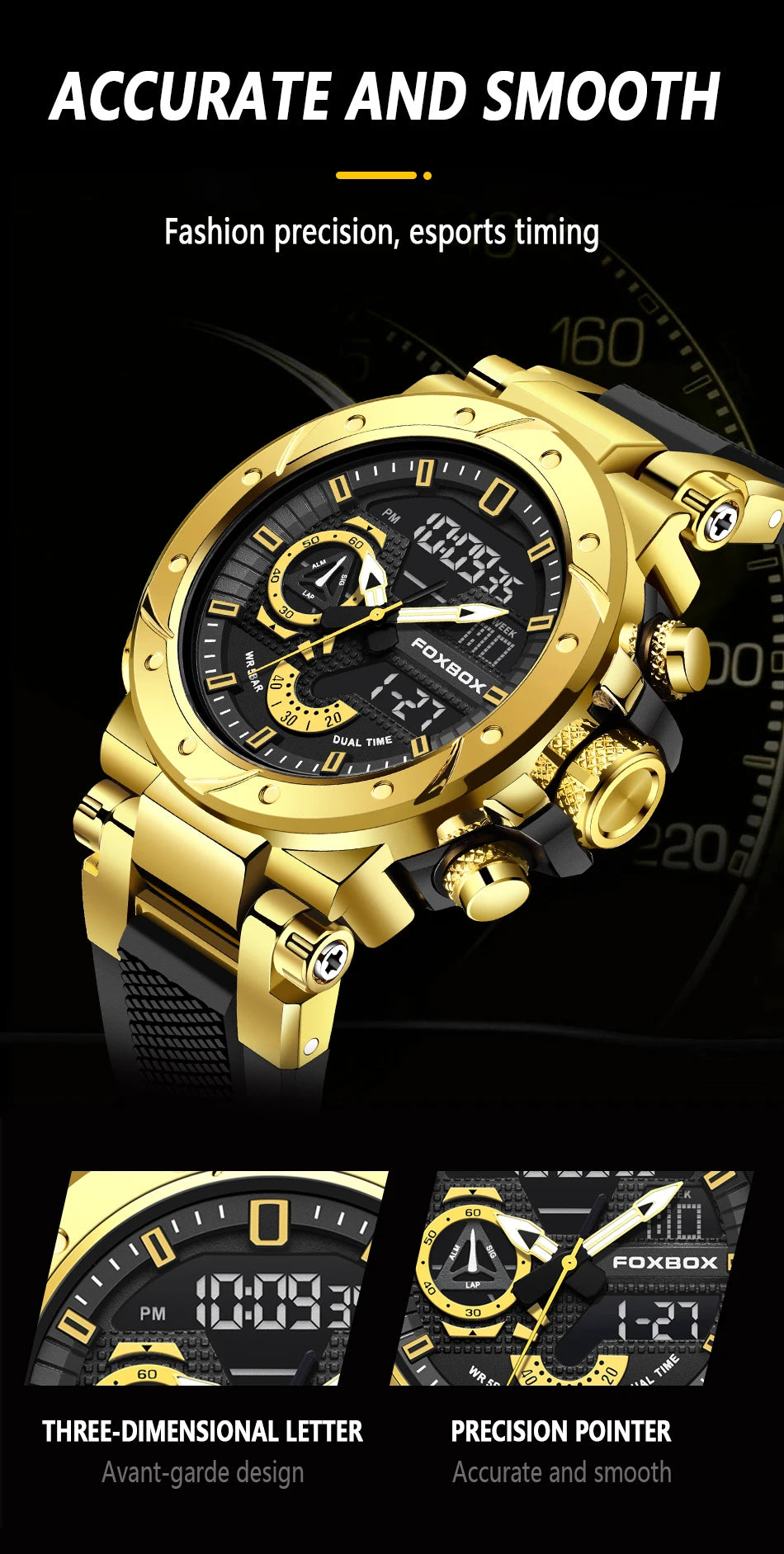 LIGE Top Brand Men Digital Watch Military Watches Fashion Sports Waterproof Dual Display Quartz Wristwatches Relogio Masculino