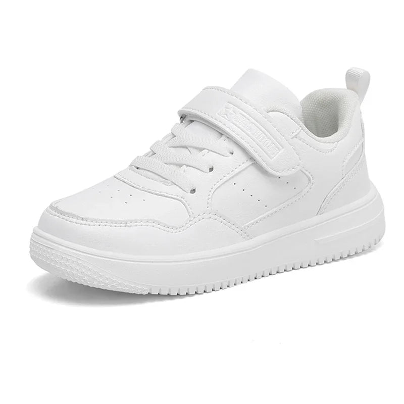 Kids School Sports Walking Shoes Fashion White Casual Sneakers for Boys & Girls Non-Slip Soft Sole Children's Running Shoes