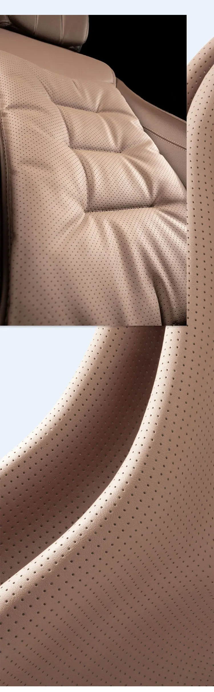 Universal Car Seat Cover Leather Cars Seat Waist Cushion Covers Four Season Auto Interior Seats  Protection Pad Car Accessorie