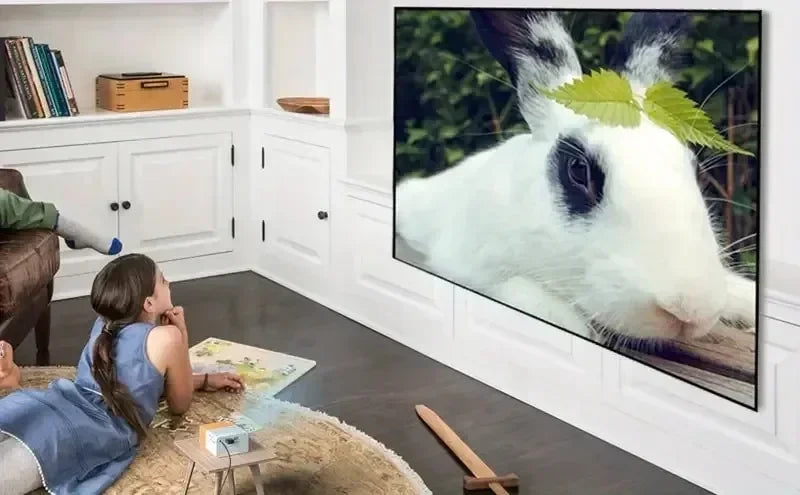 2025 Smart Projector 1000 Lumens,  Home Theater &  Outdoor Camping