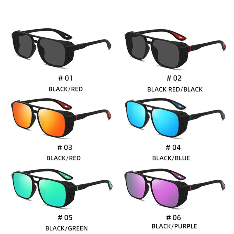 Polarized Fishing Glasses for Men UV400 Protection Driving Running Cycling  Sunglasses Designer Windproof Square Ski Goggles