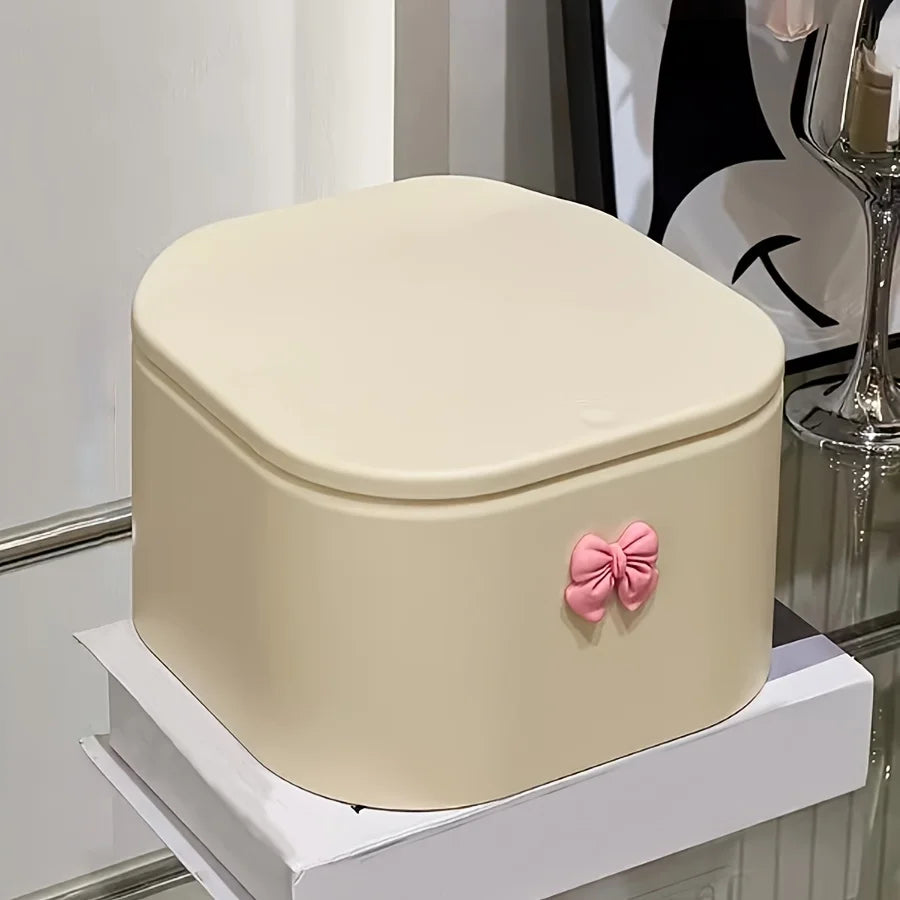 Girls Hair Accessories Organizer Large Capacity | Plastic Storage Box for Hair Clips Ponytail Holders Hair Bands