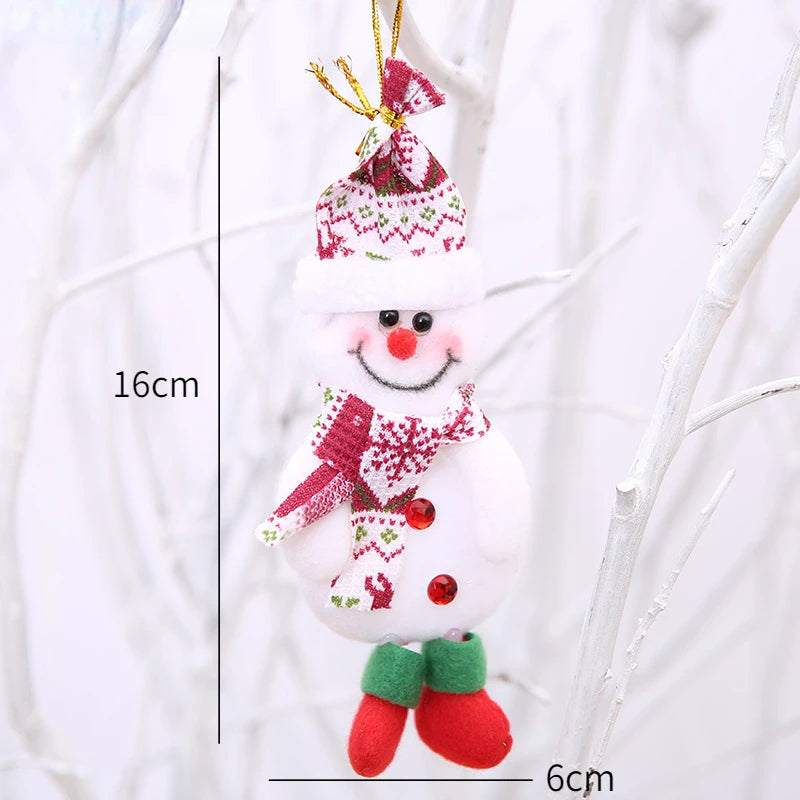 New Year 2025 Christmas Tree Decorations Cute Dolls