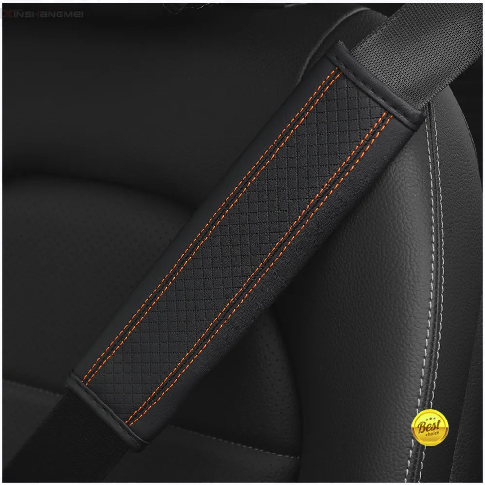 PU Leather Car Accessories Seat Belt Safety Shoulder Cover