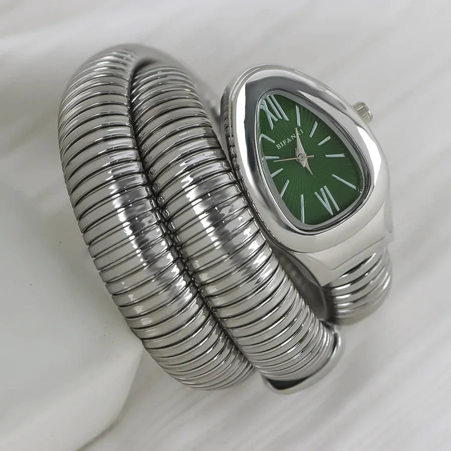 Unique Quartz Watches Women's Snake Gold Hot Sell Simple Classic Style Watch For Women Bling Luxury Ladies Watch Clock Relogio