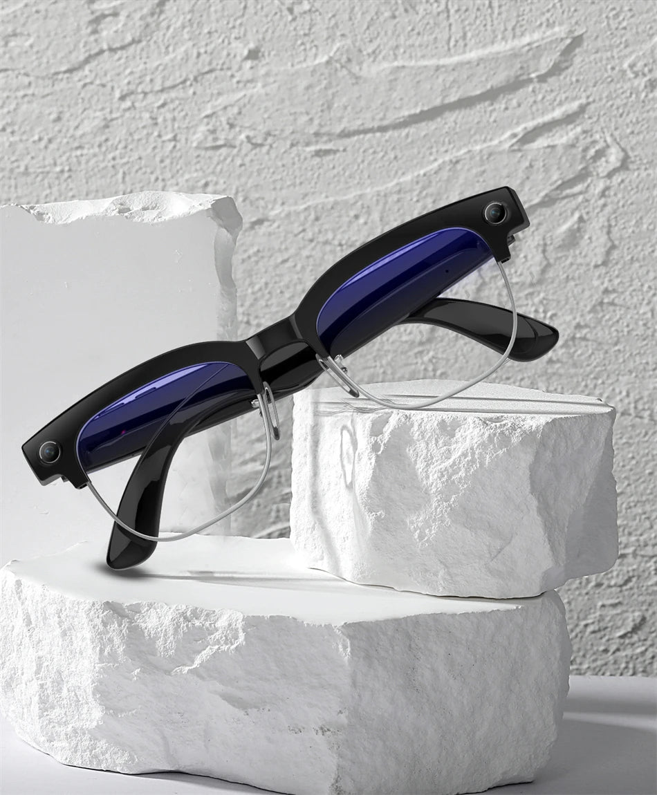 Color-Change Lens 4K Camera Glasses AI Smart Glasses HD Shooting Video Record Call Glasses Waterproof Bluetooth Smart Sunglasses