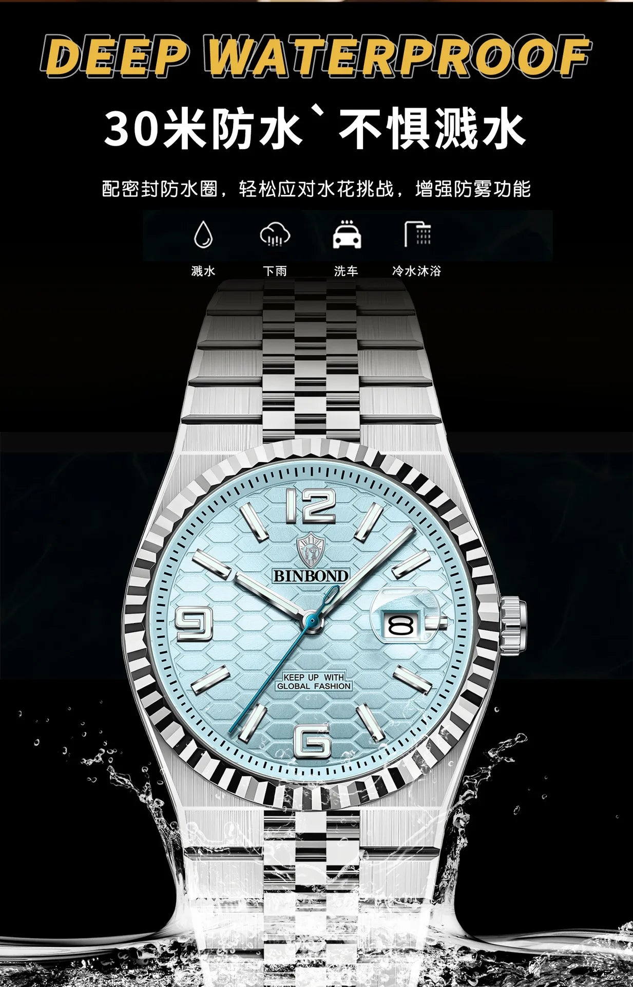 AL-144Authentic high-end men's 2025 new men's concept large dial men's watch Luxury gift men's wristwatch