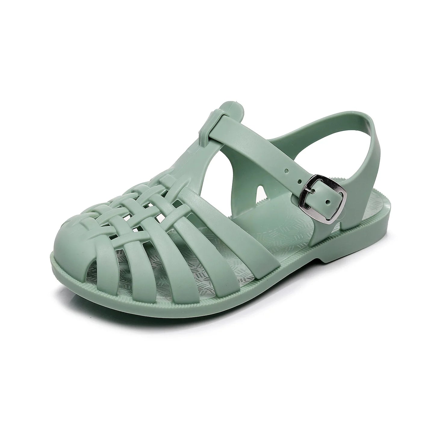Kids Shoes Summer Sandals Baby Girls Toddler Soft Non-slip Princess Shoes Kids Candy Jelly Beach Shoes Boys Casual Roman Sandals