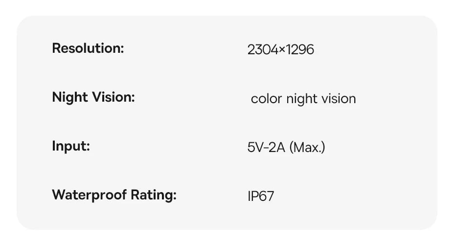 Baseus Security S1 Lite Solar Security Camera Wireless Outdoor Camera Continuous Power 2K Resolution 135°FOV IP67 Wifi Camera