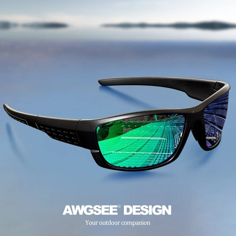 Polarized Sports Sunglasses – High-Quality UV400 for Fishing, Travel, Running & Driving with Color-Changing Lenses
