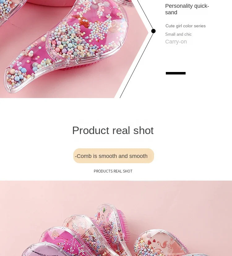 Cartoon Animal Baby Combs High Quality Anti-knot Hair Massager Kids Hair Brushes Hairdressing Comb for Children Adult Hair Care